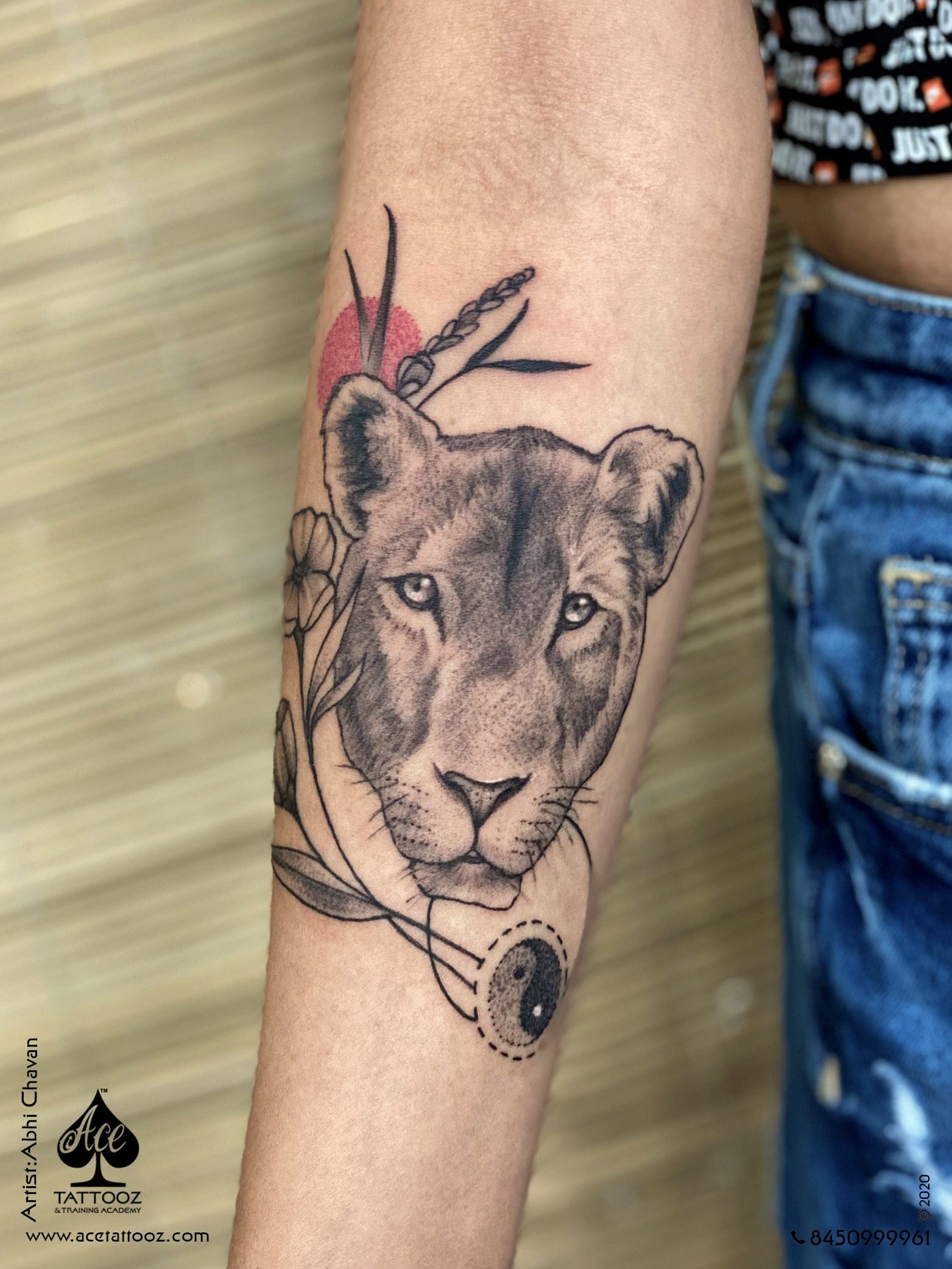 Lioness Animal Tattoo