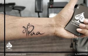 Maa-Paa-Typography-Tattoo-on-Wrist-1-300×192