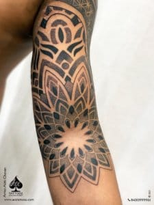 Mandala Dotwok Customized Tattoo