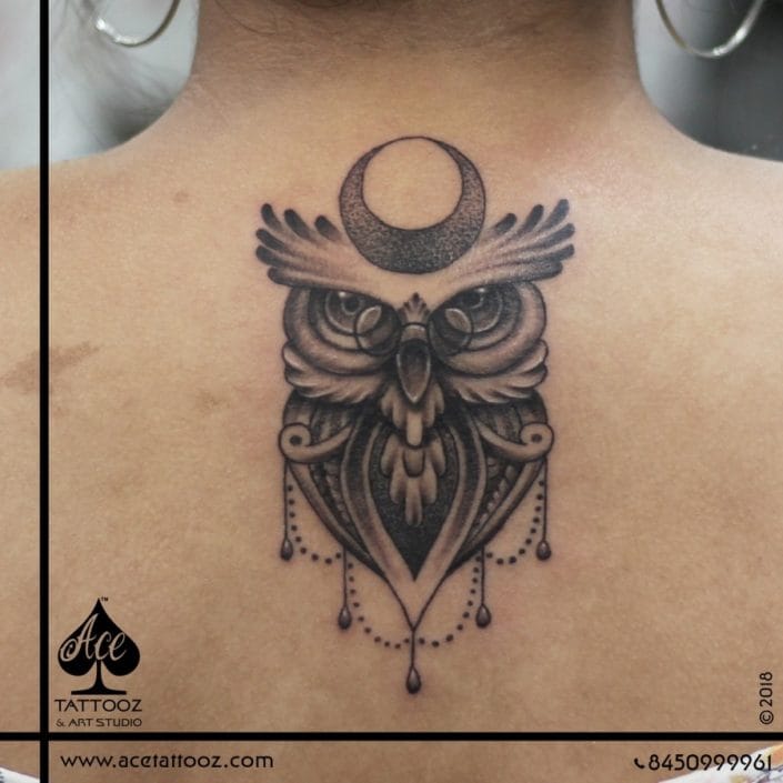 Owl-with-Moon-Black-and-Grey-Tattoo-Designs-705×705