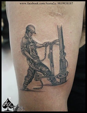 PULLING-THE-OIL-FROM-THE-SEA-BED-Best-Tattoo-Designs-for-Men