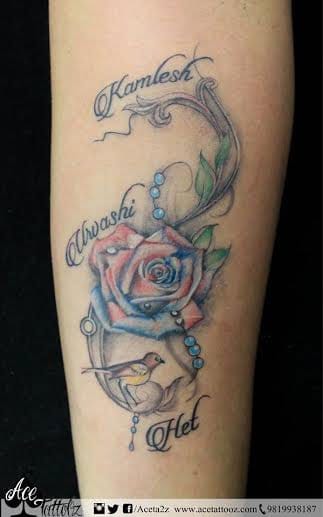 Rose-Flower-with-Bird-Sparrow-Tattoo