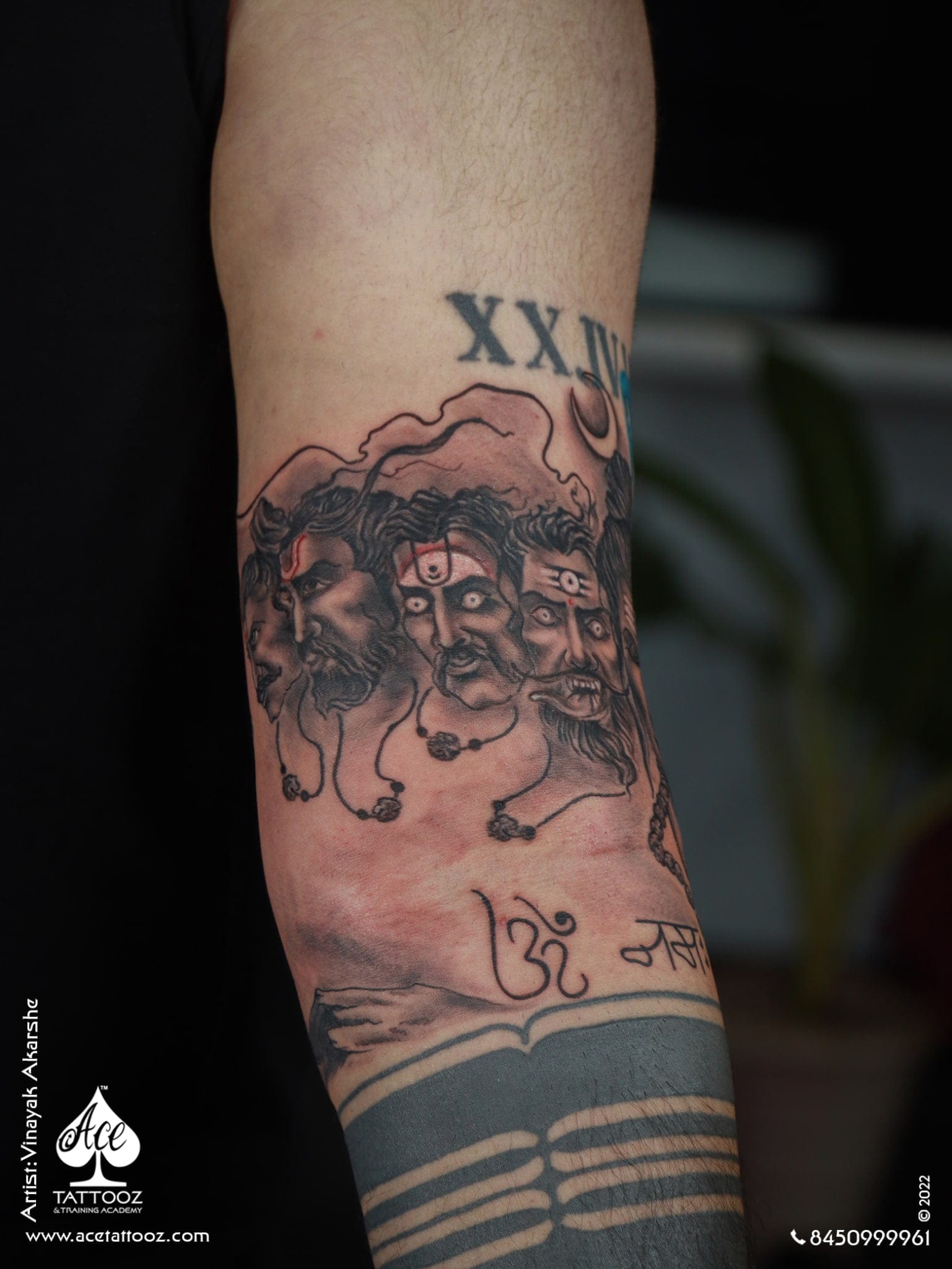 Shiva Ten Faces Tattoo 2