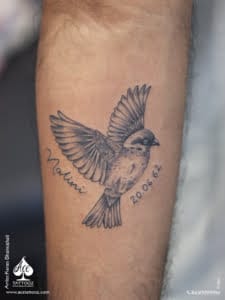 Sparrow Bird Tattoo