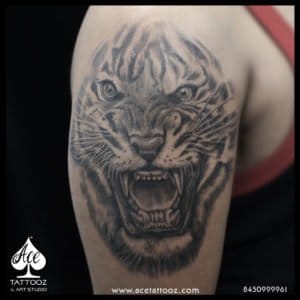 Tiger Arm 3D Tattoo