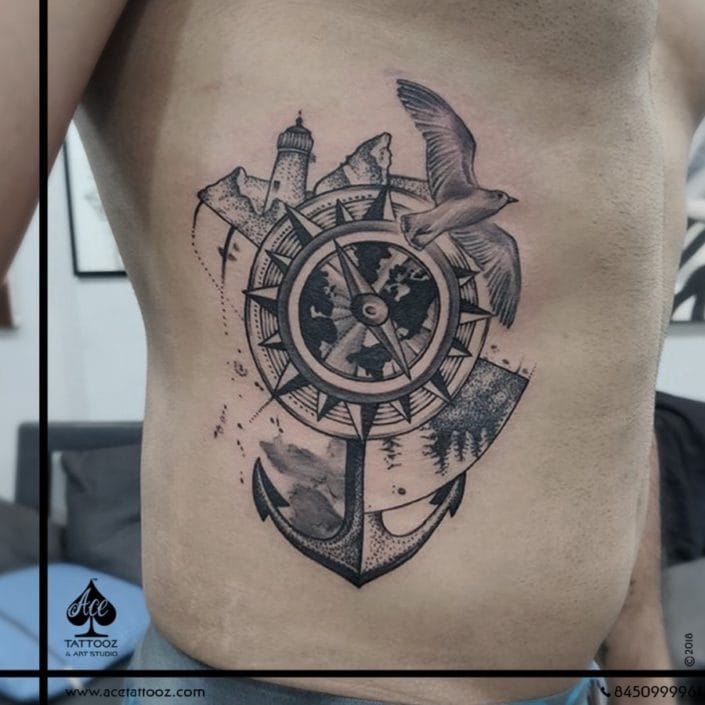 Travel-Black-and-Grey-Tattoo-Designs-705×705