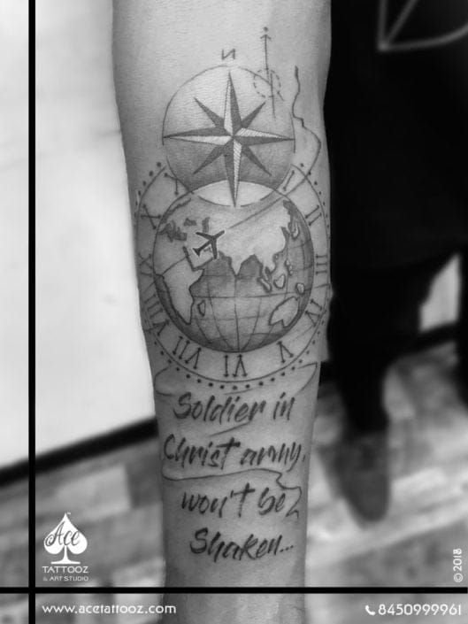 Travel-Globe-Black-and-Grey-Tattoo-Designs-529×705
