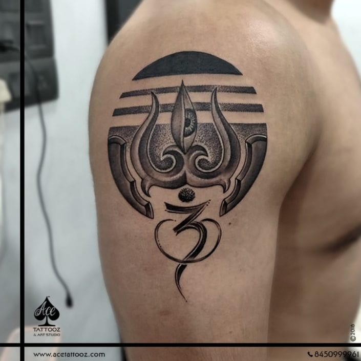 Trishul-Om-Black-and-Grey-Tattoo-Designs-705×705