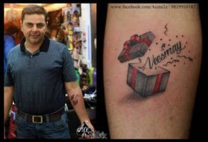 Veesmay Name Tattoo on Arm