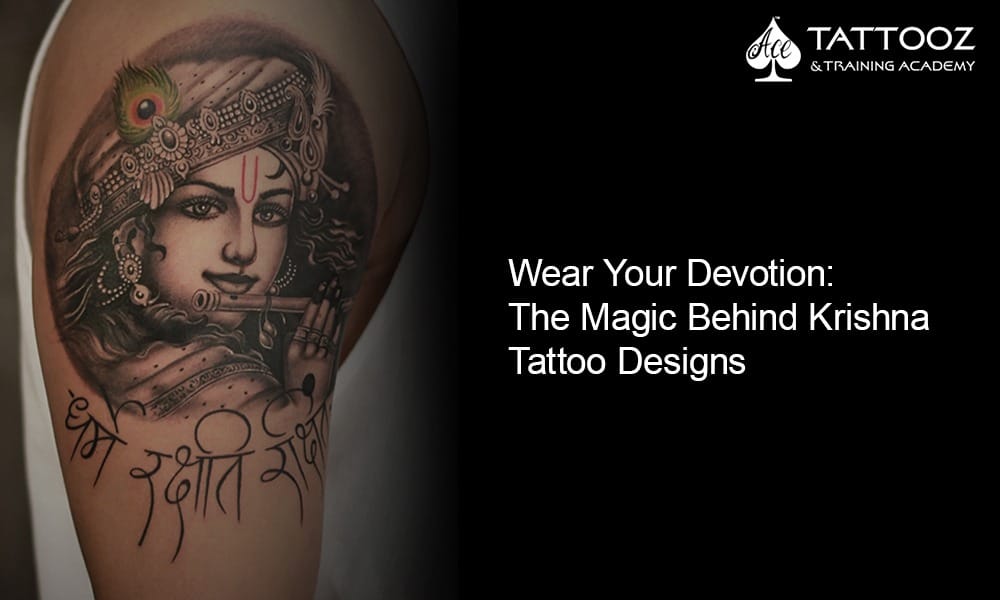 Wear Your Devotion: The Magic Behind Krishna Tattoo Designs 
