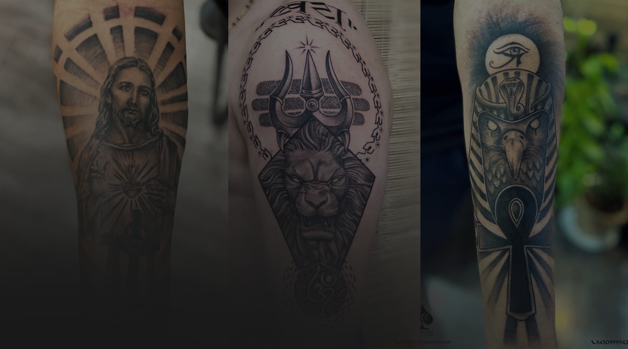 god banner tattoo