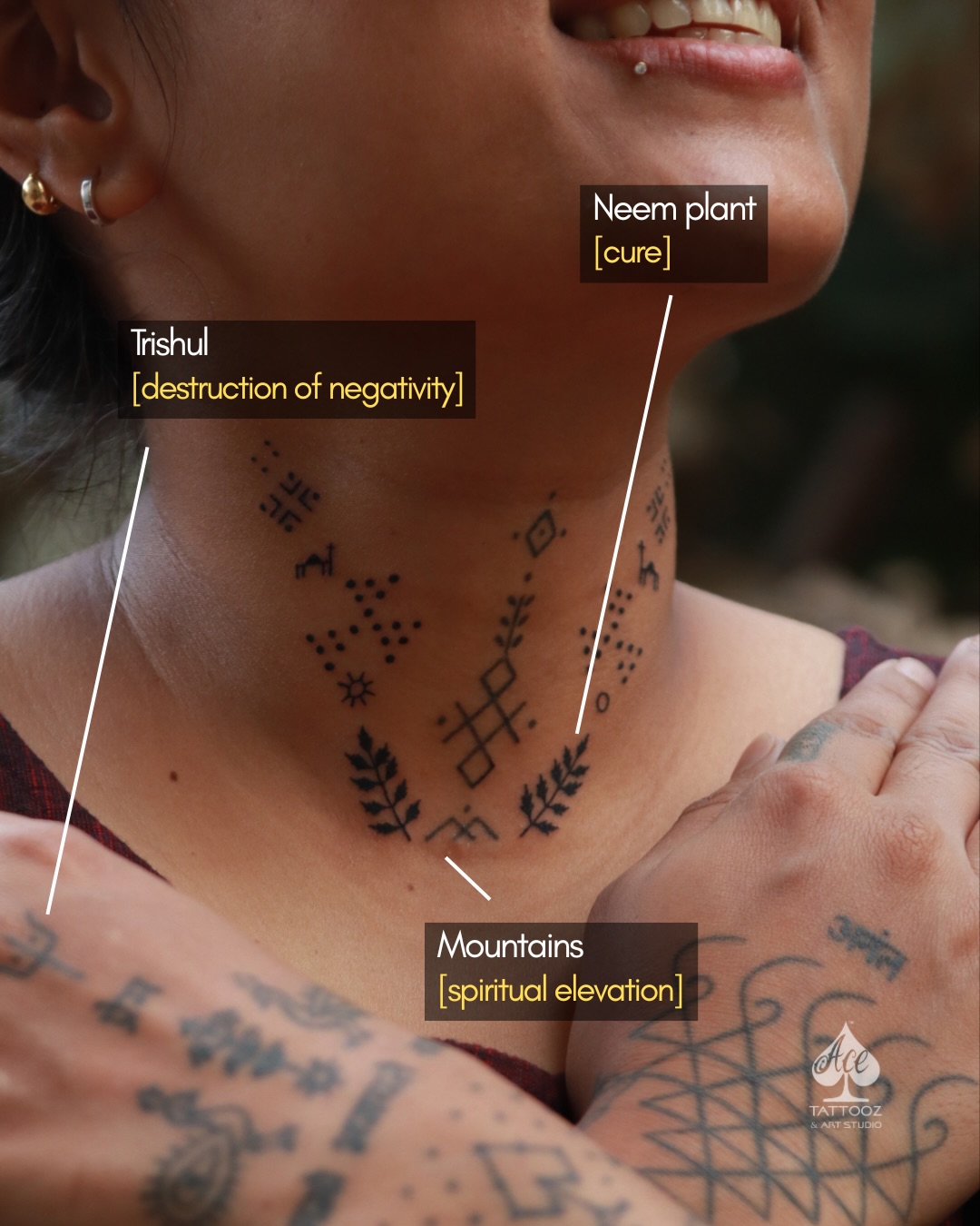 Rabari tattoo women idea