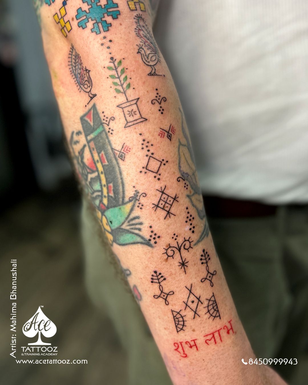 Rabari tattoo at Ace Tattooz