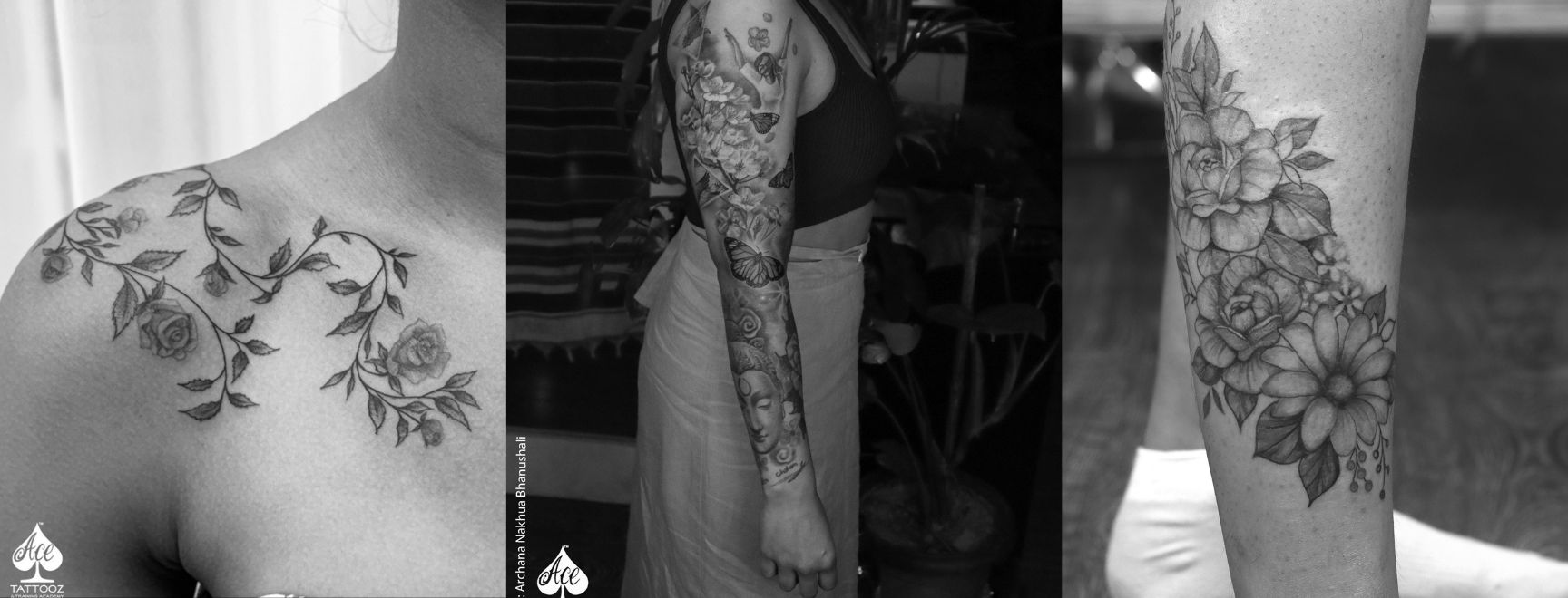 Floral Tattoo Designs in Mumbai – ace tattooz