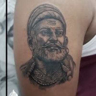 Chhatrapati Shivaji Maharaj 3D Tattoo