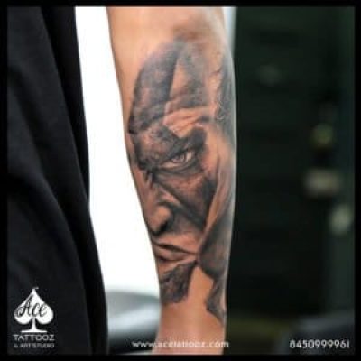God of War 3D Tattoo
