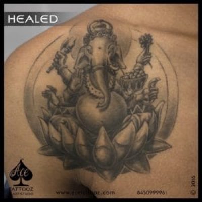 Lord Ganehsa 3D Tattoo