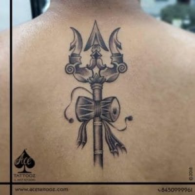Lord Shiva Trishul 3D Tattoo