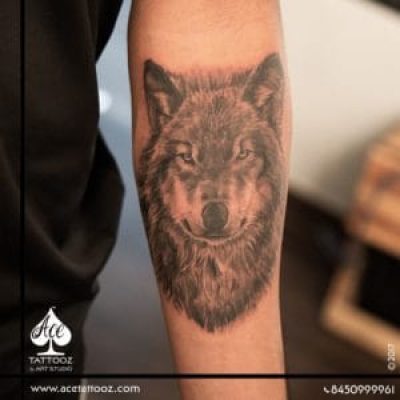 Wolf 3D Tattoo