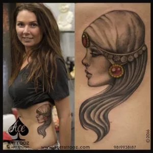Gypsy 3D Tattoo Design