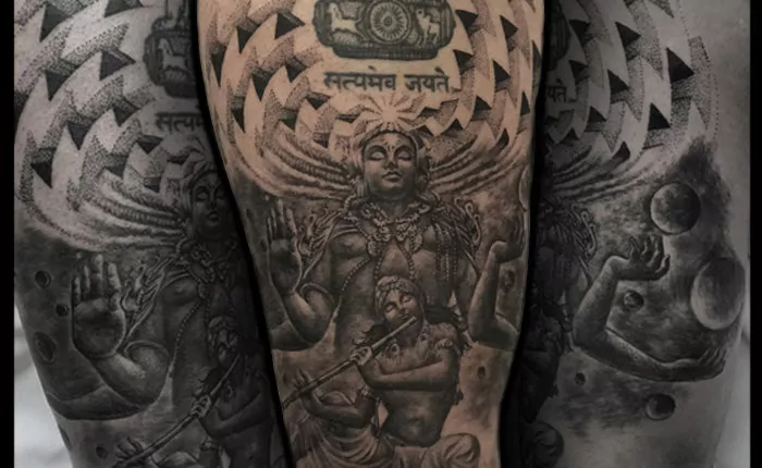 Lord Vishnu Avatar Tattoo