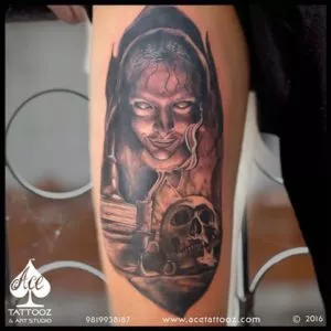 Skull 3D Tattoo Design - Design