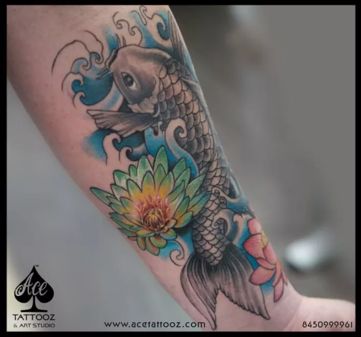 125 Koi Fish Tattoos with Meaning Ranked by Popularity  Wild Tattoo Art