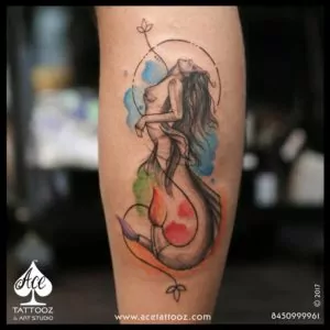 tattoo design legs colored - Ace Tattoos