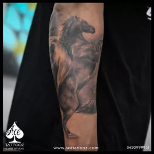 3d Horse Tattoo - Ace Tattoos