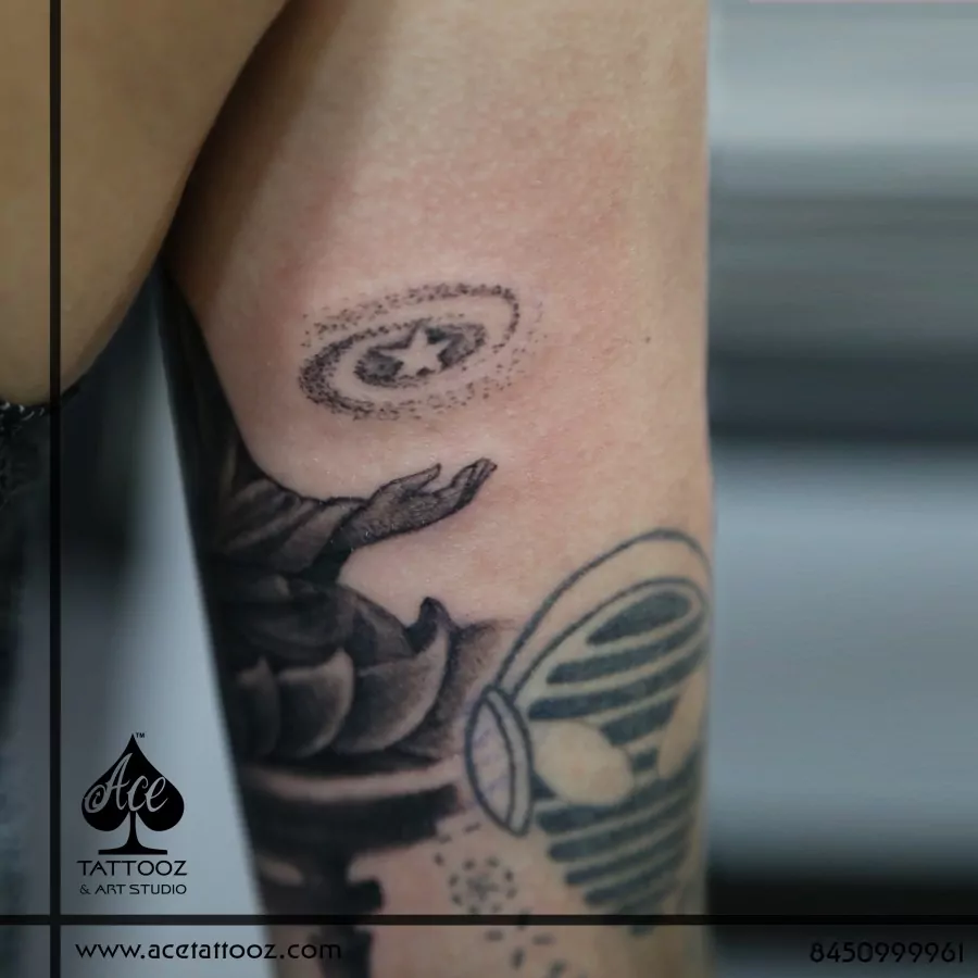 Buddha Black and Grey Tattoo - Ace Tattooz