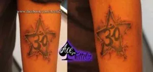 Star & Om | God Tattoo Designs on Hand