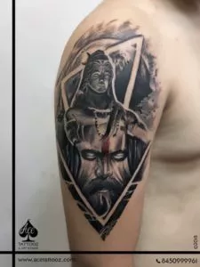 jesus tattoo on hand - ace tattoos