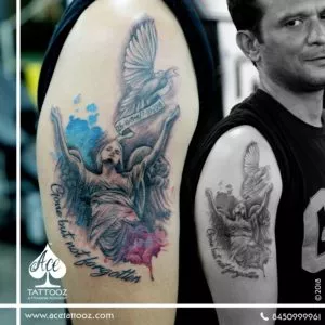 Jeason Angel Tattoo Designs for Men
