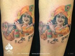 Share 65+ krishna mantra tattoo super hot - in.cdgdbentre