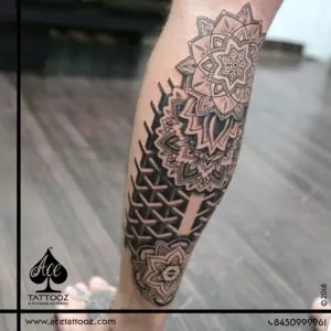 Mandala Best Leg Tattoo Designs
