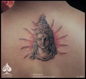 Best Lord Shiva with Sun Tattoos