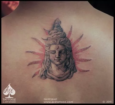 Best shiva tattoo on back - Ace Tattoos