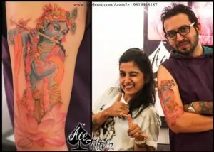 Krishna tattoo for men krishna