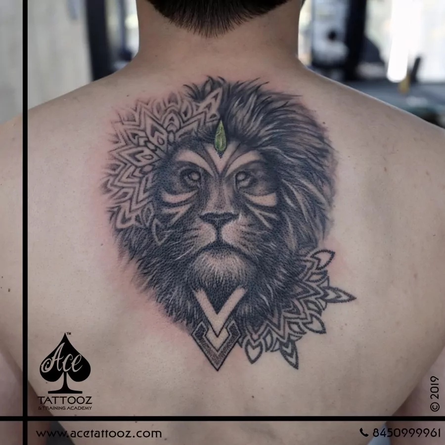 Premium Vector  Lion head face logo silhouette black icon tattoo mascot  hand drawn lion king silhouette animal