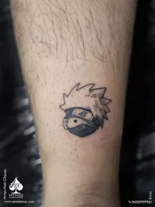 Kakashi Hatake Naruto Tattoo for Men