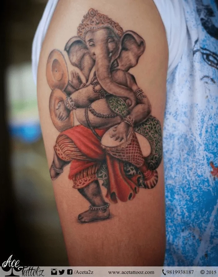 15+ Best Lord Ganesh Tattoo Designs For Men and Women