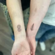 couple tattoos, minimalistic tattoos,